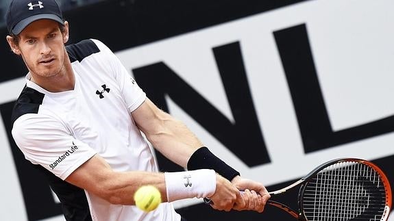 Andy Murray, primer finalista en Roma