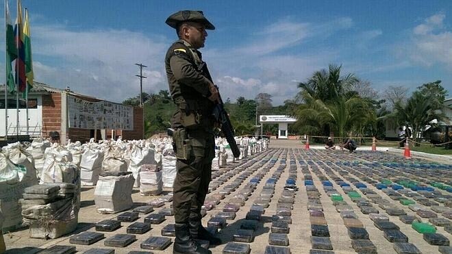 Decomisado en Colombia el mayor cargamento de cocaína de la historia
