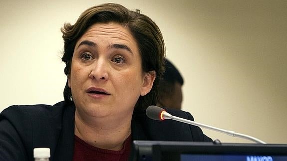 Ada Colau critica en la ONU la política de acogida de refugiados en Europa