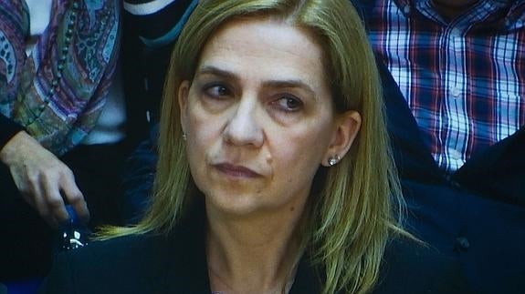 La infanta Cristina vuelve al banquillo