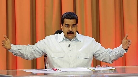 Maduro emprenderá acciones judiciales por la «guerra psicológica» de los medios españoles