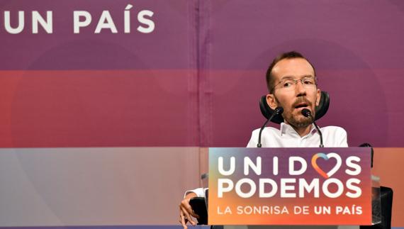 Unidos Podemos descarta apoyar cualquier pacto con Ciudadanos