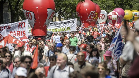 La Policía francesa autoriza una nueva manifestación de los sindicatos