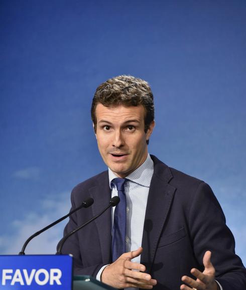 Casado: «No queremos presionar al PSOE ni al Comité Federal ni a Pedro Sánchez»