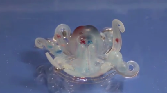 Octobot, el primer robot autónomo y flexible