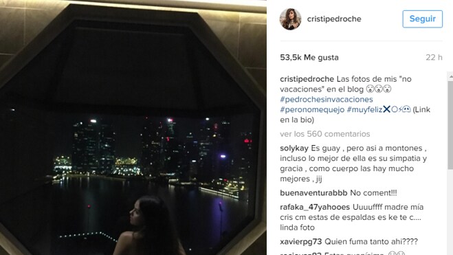 Cristina Pedroche se desnuda para Singapur