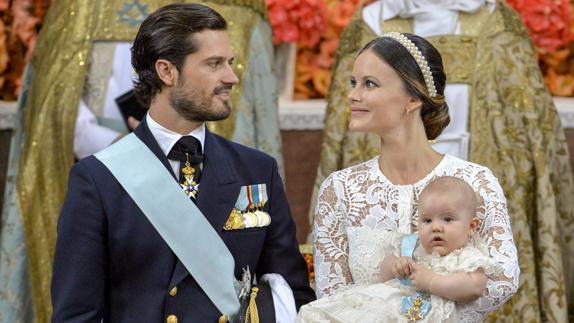 Bautizado el príncipe Alejandro, primógenito de Carlos Felipe y Sofía de Suecia