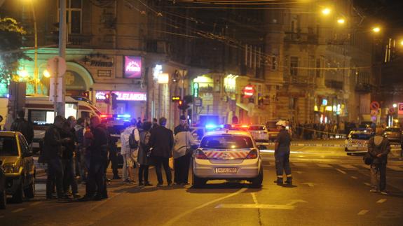 Dos policías heridos en una explosión en el centro de Budapest