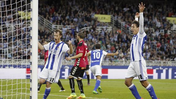 La Real Sociedad convence con una cómoda victoria en el derbi