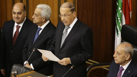 Líbano elige a Michel Aoun presidente tras más de dos años de bloqueo institucional