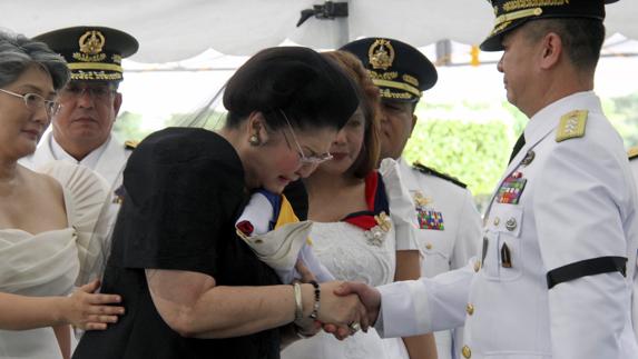 Ferdinand Marcos, enterrado en el Cementerio de los Héroes