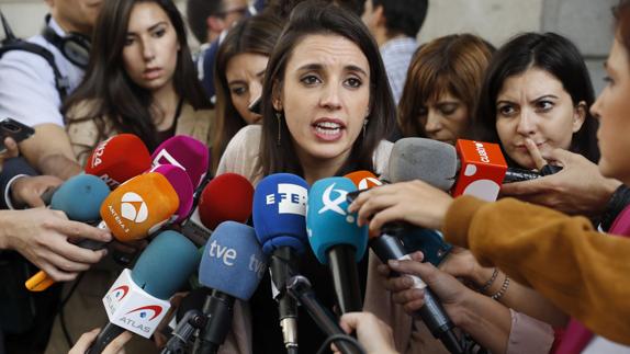 Irene Montero apuesta por la alianza con IU y otros, sin que nadie «se diluya»