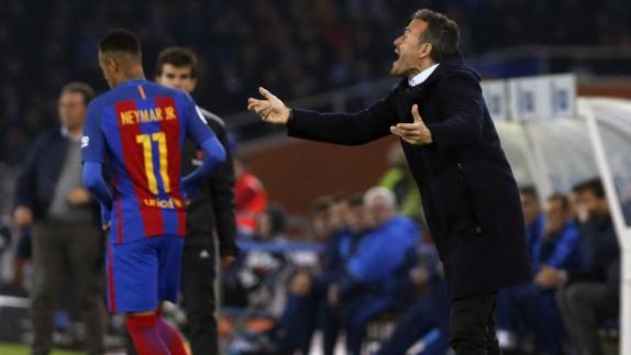 Luis Enrique: «Han sido infinitamente superiores»