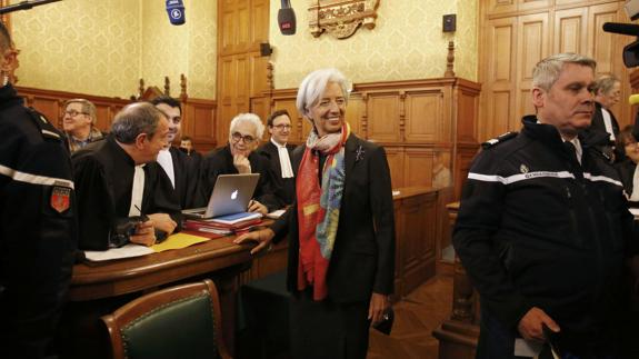 Comienza el juicio a Lagarde por negligencia cuando era ministra