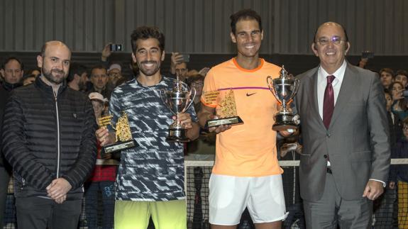 Nadal y López, campeones de España de dobles