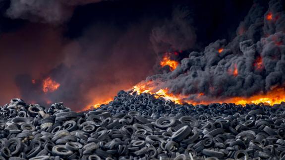 Finaliza la retirada de neumáticos del vertedero que se incendió en Seseña