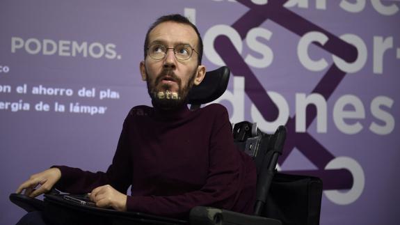 Echenique: «Si Iglesias sigue líder, su voluntad es integrar al resto de listas»