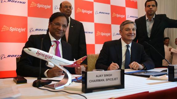 SpiceJet comprará 205 aviones Boeing por 20.700 millones de euros