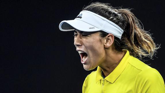 Muguruza camina sola en Australia