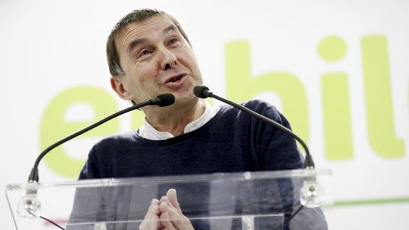 Otegi insta a iniciar el proceso soberanista en Euskadi en los próximos meses