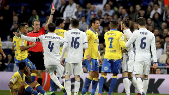 Bronca en el túnel de vestuarios tras el Real Madrid-Las Palmas