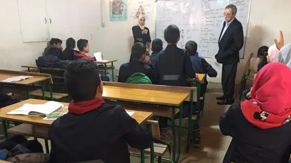 Profuturo explora en el Líbano la atención educativa a niños refugiados