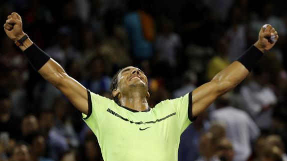 Nadal supera con solvencia a Sock y alcanza las semifinales de Miami
