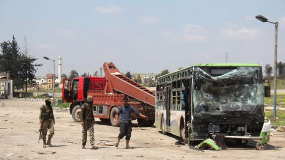 Facciones de la oposición siria niegan su implicación en el atentado contra el convoy