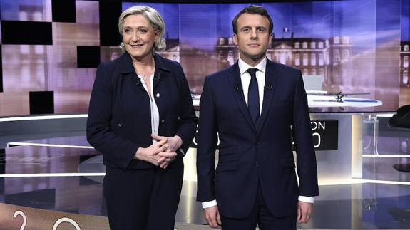 Choque frontal en el debate crucial entre Macron y Le Pen