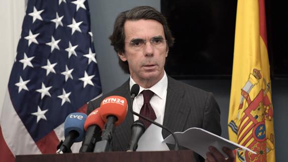 Aznar dice que la Constituyente de Maduro es «otro golpe de Estado»