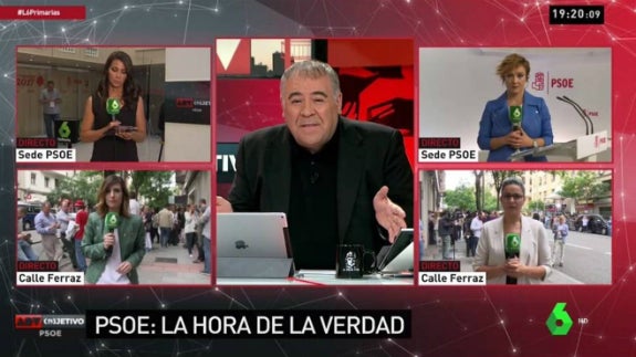 La Sexta lidera la noche con el especial dedicado al PSOE