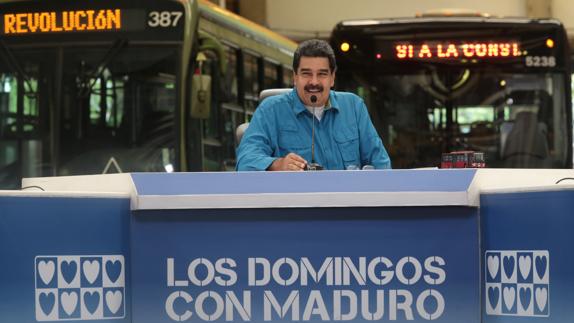 Maduro convoca una movilización «por la paz» a nivel nacional