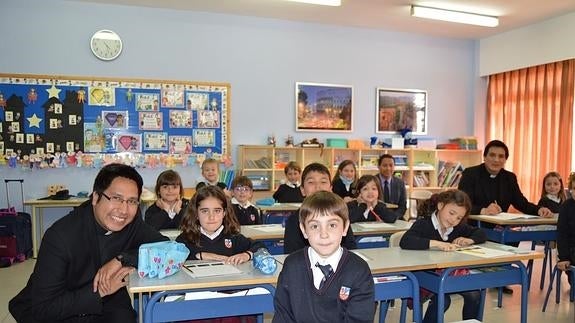 Los seminaristas de León celebran su fiesta con los alumnos de Peñacorada