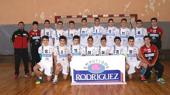Embutidos Rodríguez patrocina al equipo cadete del Ademar en el Campeonato de Castilla y León