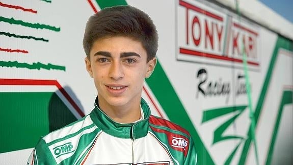 El piloto leonés David Vidales ficha por el Tony Kart