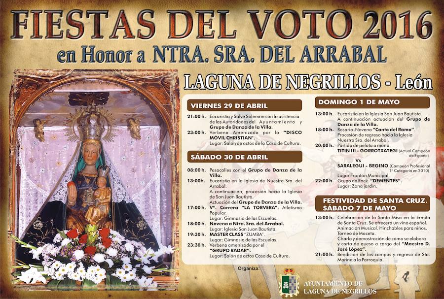 Laguna de Negrillos celebra las Fiestas del Voto