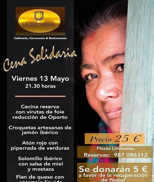 Cena solidaria por Nepal