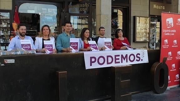 Unidos Podemos inicia su precampaña en León basada en la lucha contra la «sangría de empleo y población en la provincia»