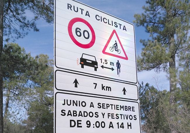 La ruta de los ciclistas