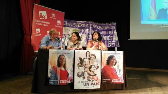 Unidos Podemos elige La Robla como punto de partida en la carrera electoral