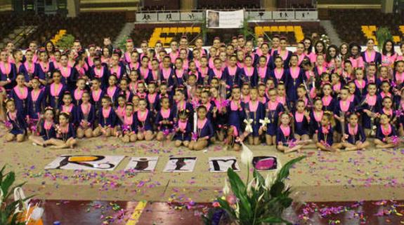 El Club Ritmo presume de internacionales en su exhibición anual