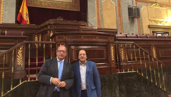 Eduardo Fernández y Luis Aznar se acreditan como parlamentarios por León