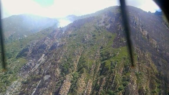 Controlado el incendio declarado el pasado sábado en Valseco