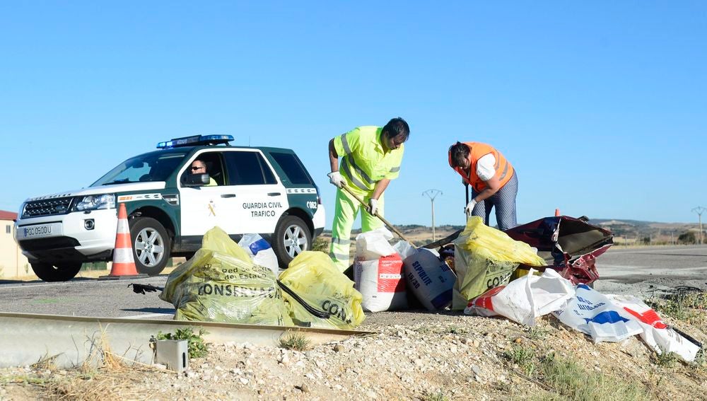 Tres muertos y un herido en el choque de dos vehículos en Burgos