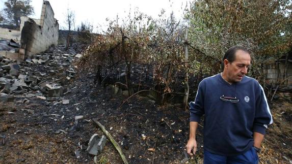 «La suerte es que el fuego no entró en ninguna casa porque si no hoy no quedaría nada»