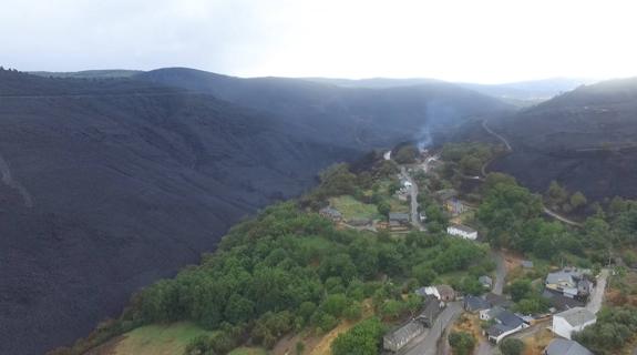 La desolación del Bierzo a vista de dron