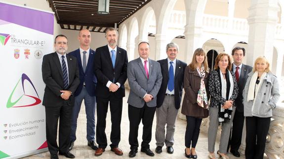 Los rectores de las universidades de Valladolid, León y Burgos se reúnen para impulsar el Campus de Excelencia Internacional