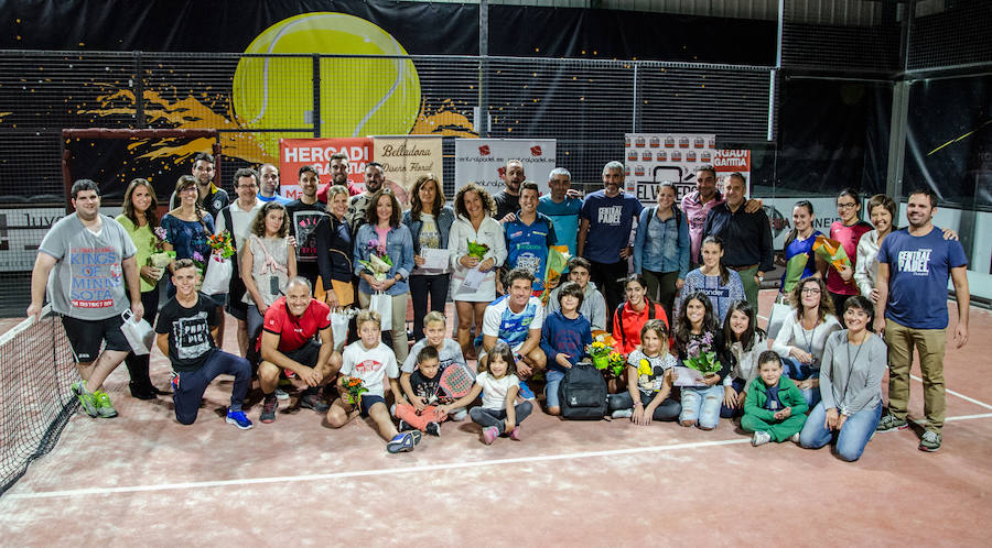 Central Pádel proclama a sus campeones del Torneo de Septiembre