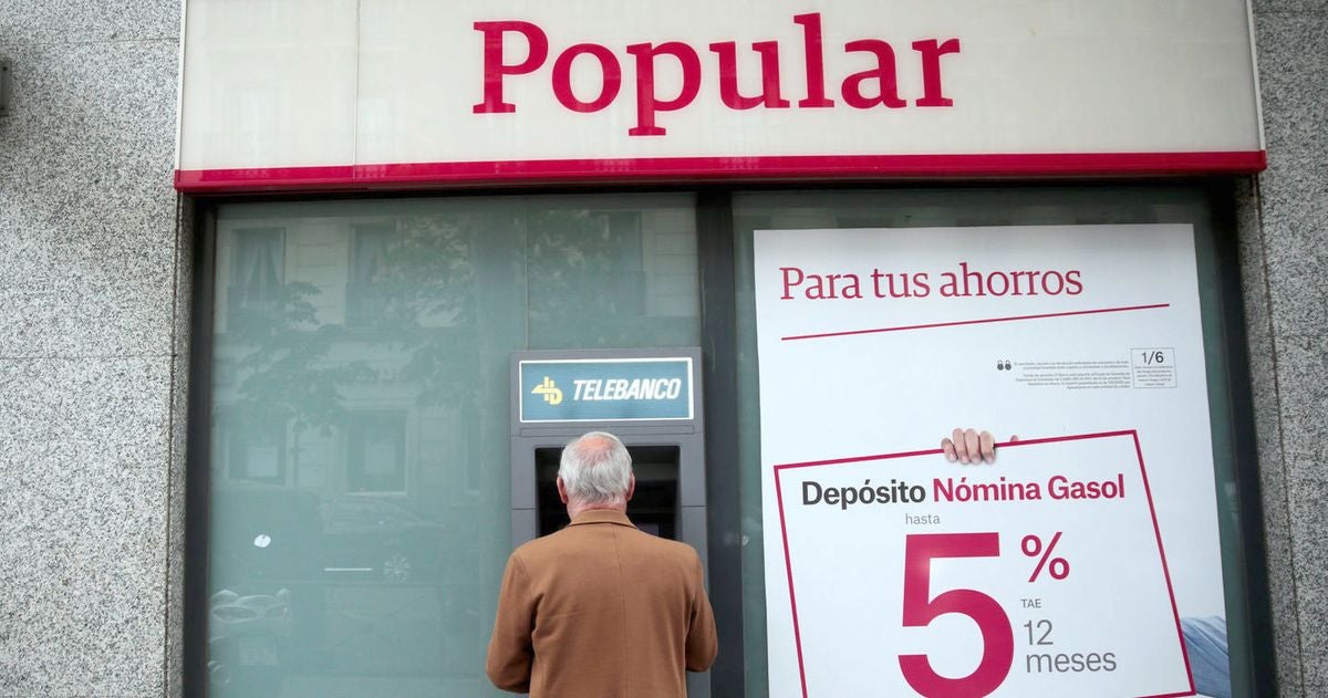 El ajuste en el Banco Popular conllevará la pérdida de 50 de sus 192 empleos en la provincia