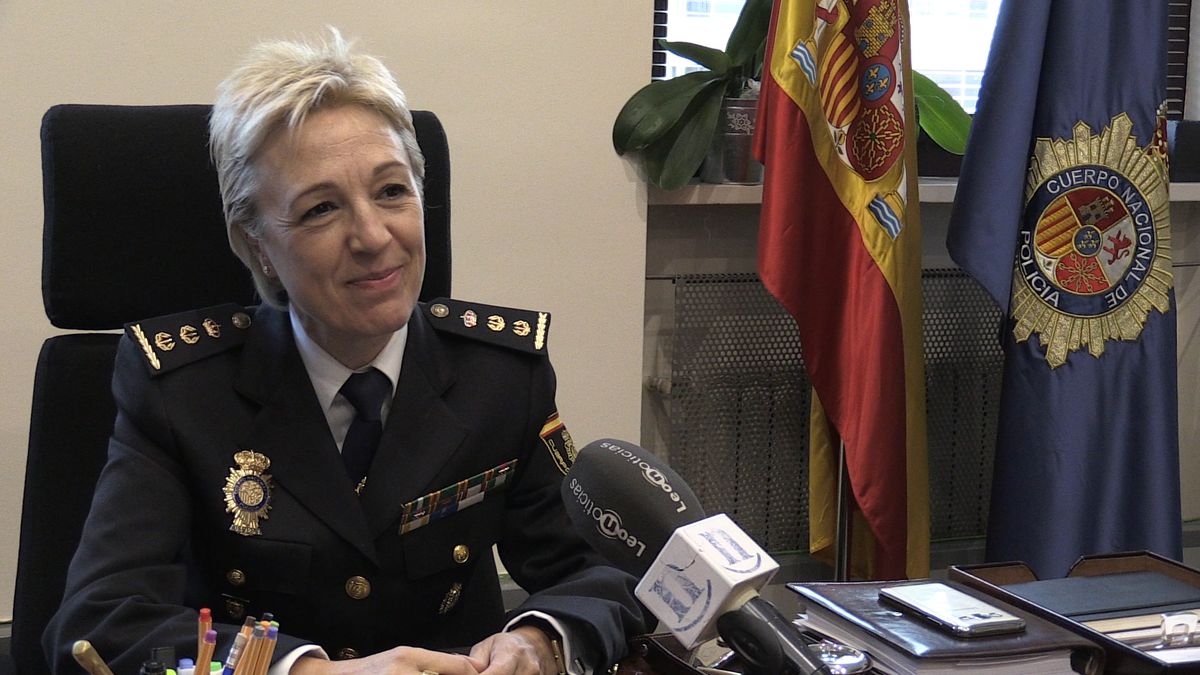 María Marcos, comisaria jefe de León: «El momento más duro ha sido fallecimiento de Gabi en Kabul»